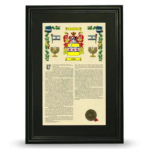 Gofer Deluxe Armorial Framed - Black