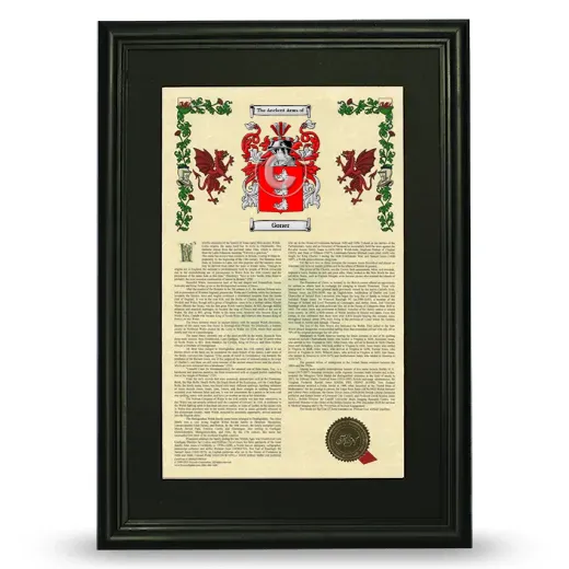 Goner Deluxe Armorial Framed - Black