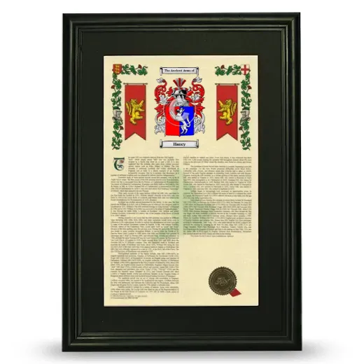 Hancy Deluxe Armorial Framed - Black