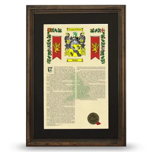 Harlyn Deluxe Armorial Framed - Brown