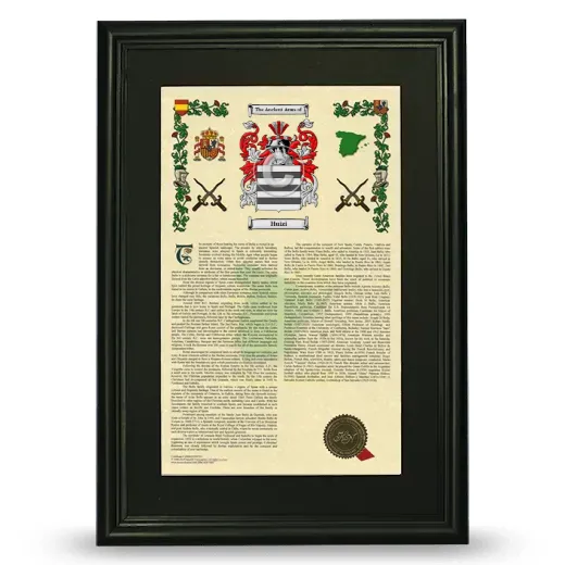 Huizi Deluxe Armorial Framed - Black
