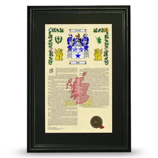 Ines Deluxe Armorial Framed - Black