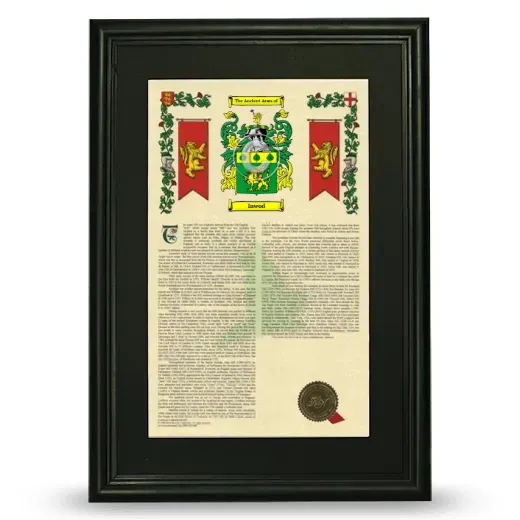 Inwod Deluxe Armorial Framed - Black