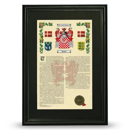 Jansen Deluxe Armorial Framed - Black