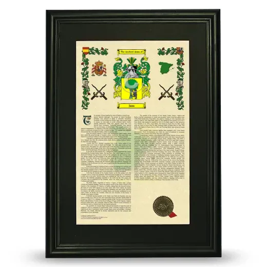 Jass Deluxe Armorial Framed - Black