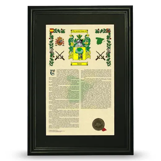 Jasso Deluxe Armorial Framed - Black