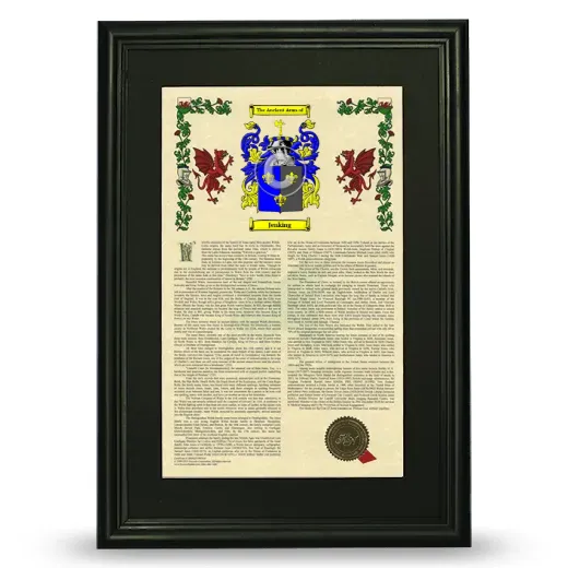 Jenking Deluxe Armorial Framed - Black