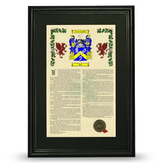 Jest Deluxe Armorial Framed - Black
