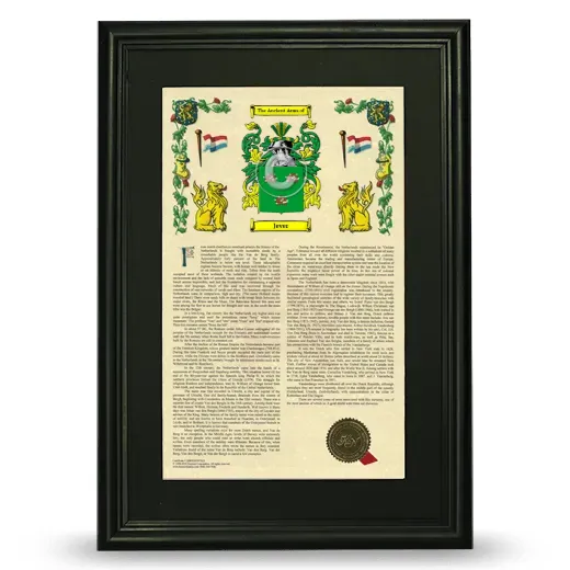 Jever Deluxe Armorial Framed - Black