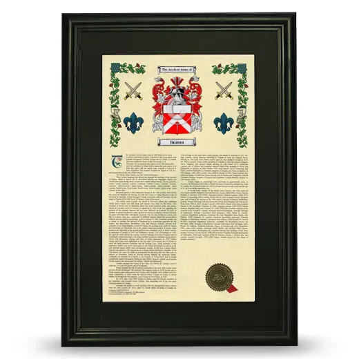 Juneau Deluxe Armorial Framed - Black