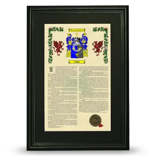 Junkin Deluxe Armorial Framed - Black