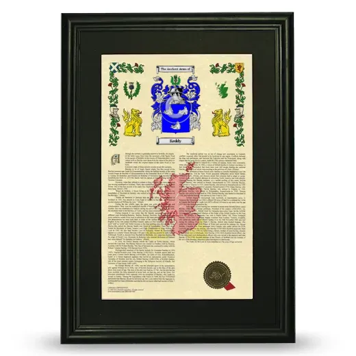 Keddy Deluxe Armorial Framed - Black