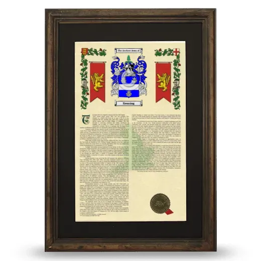 Kenning Deluxe Armorial Framed - Brown