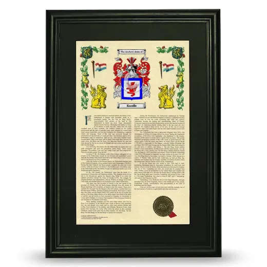 Knodle Deluxe Armorial Framed - Black