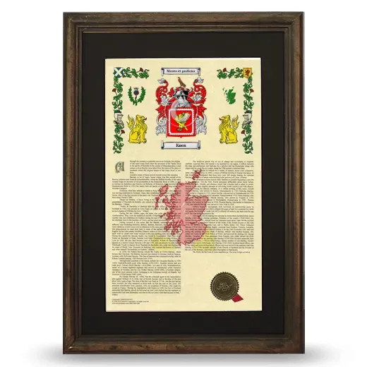 Knox Deluxe Armorial Framed - Brown