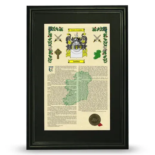 Lawless Deluxe Armorial Framed - Black