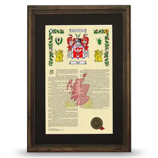 Lins Deluxe Armorial Framed - Brown
