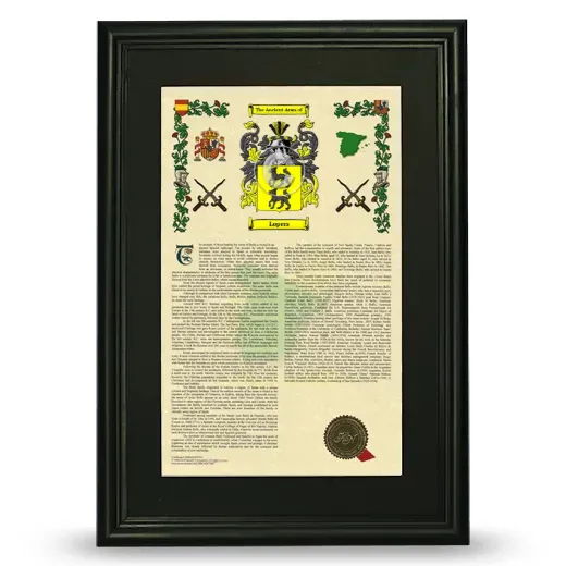 Lopers Deluxe Armorial Framed - Black