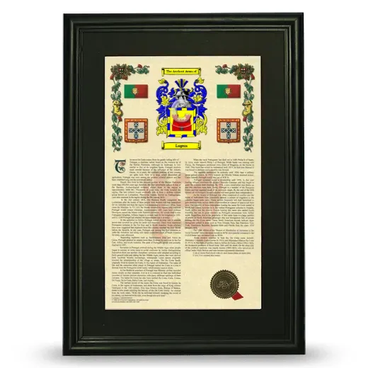 Lupus Deluxe Armorial Framed - Black
