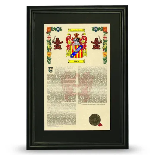 Mach Deluxe Armorial Framed - Black