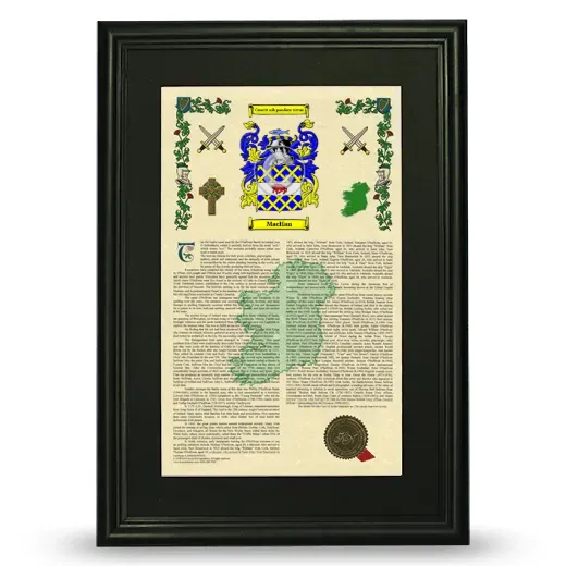 MacHan Deluxe Armorial Framed - Black