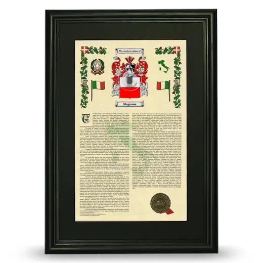 Magnone Deluxe Armorial Framed - Black