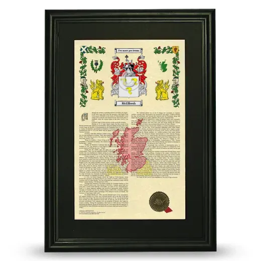 McElfresh Deluxe Armorial Framed - Black