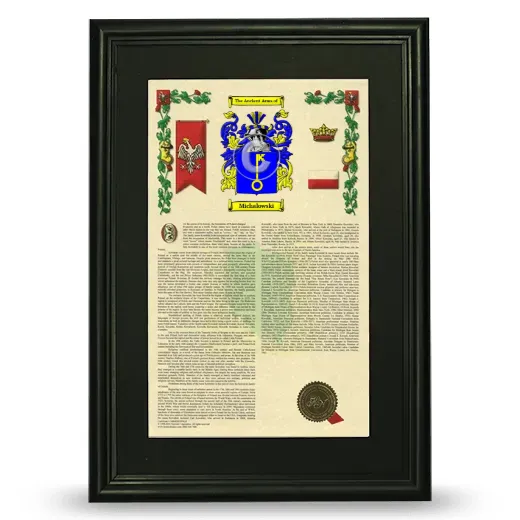 Michalowski Deluxe Armorial Framed - Black