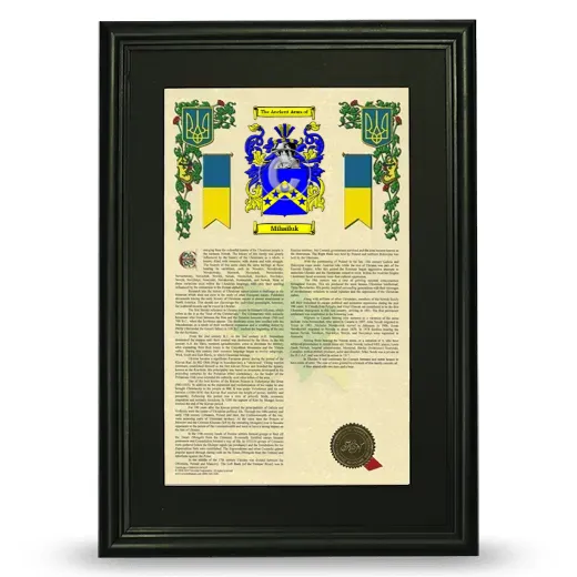 Mihailuk Deluxe Armorial Framed - Black