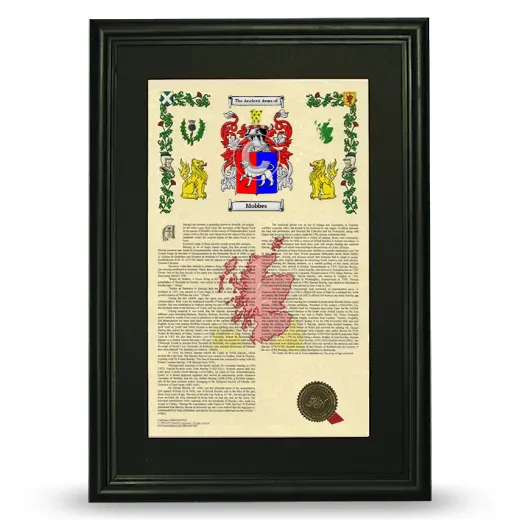 Mobbes Deluxe Armorial Framed - Black