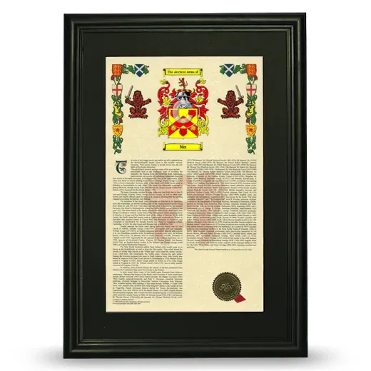 Nix Deluxe Armorial Framed - Black