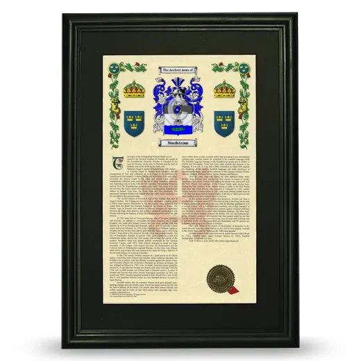 Nordstrom Deluxe Armorial Framed - Black