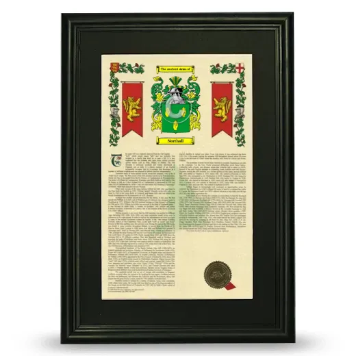 Northall Deluxe Armorial Framed - Black