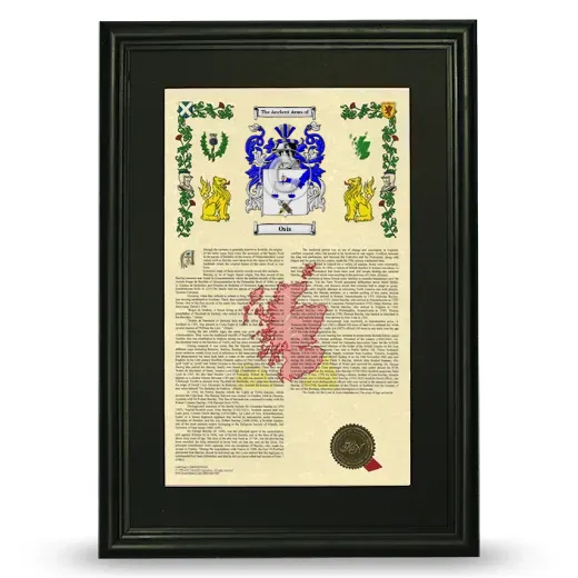 Osis Deluxe Armorial Framed - Black