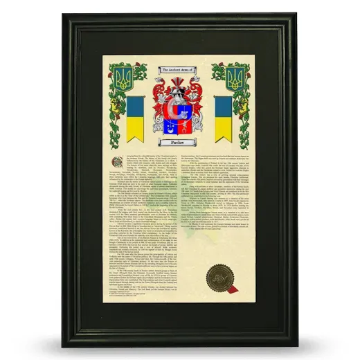Pavlov Deluxe Armorial Framed - Black