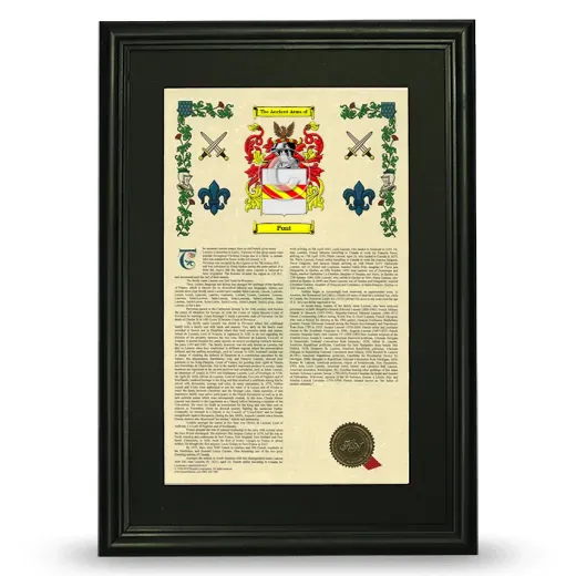 Pont Deluxe Armorial Framed - Black