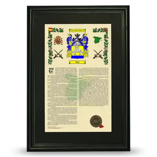 Pont Deluxe Armorial Framed - Black