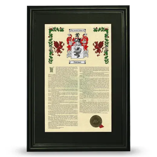 Pritchert Deluxe Armorial Framed - Black