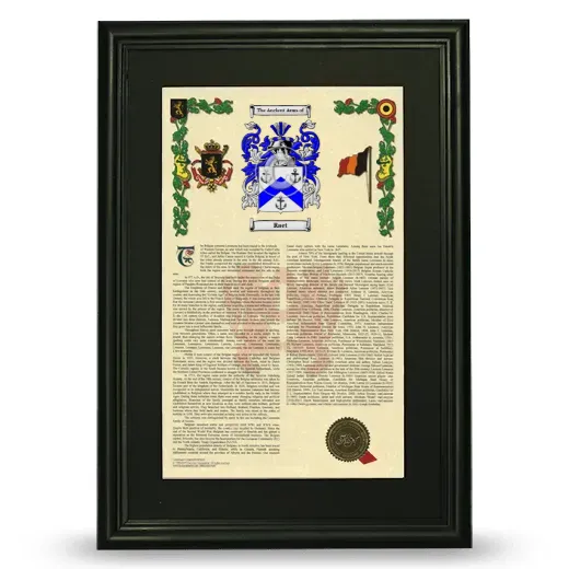 Raet Deluxe Armorial Framed - Black