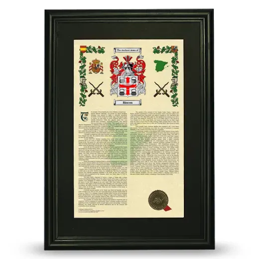 Rincon Deluxe Armorial Framed - Black