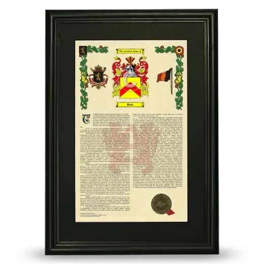 Rost Deluxe Armorial Framed - Black