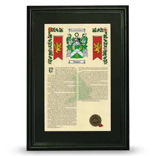 Shappee Deluxe Armorial Framed - Black