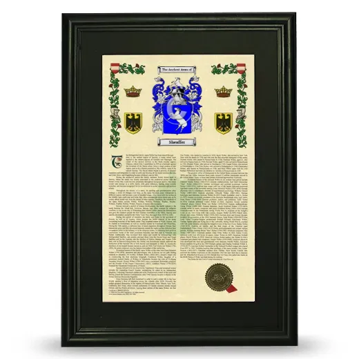 Sheaffer Deluxe Armorial Framed - Black