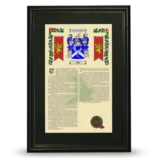 Shiel Deluxe Armorial Framed - Black