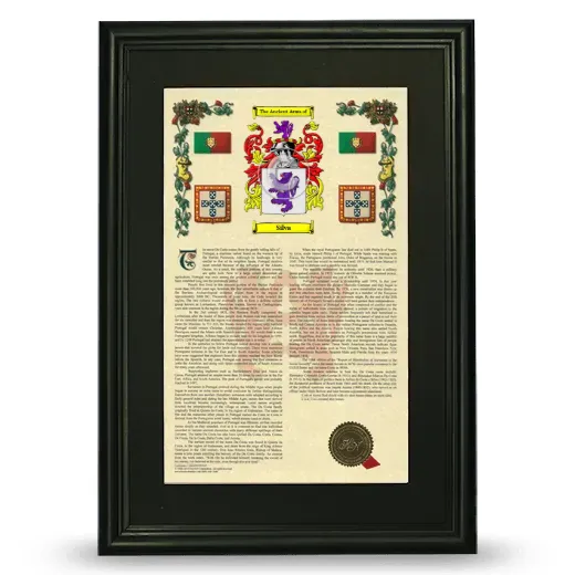 Silva Deluxe Armorial Framed - Black