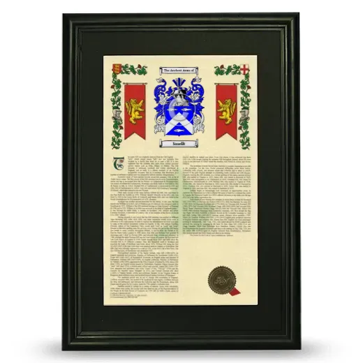 Smellt Deluxe Armorial Framed - Black