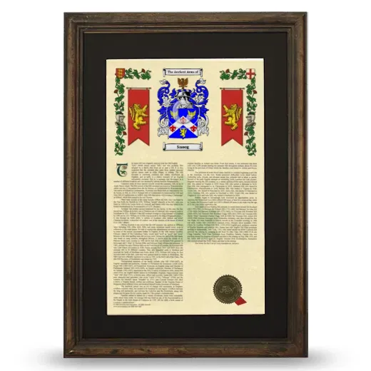 Snoog Deluxe Armorial Framed - Brown