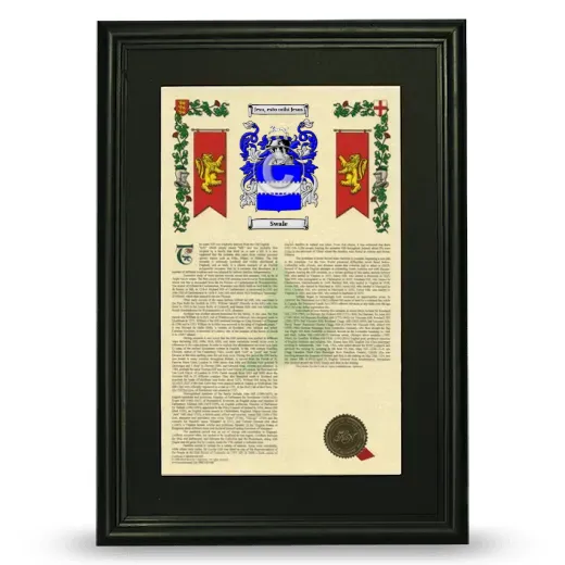 Swale Deluxe Armorial Framed - Black