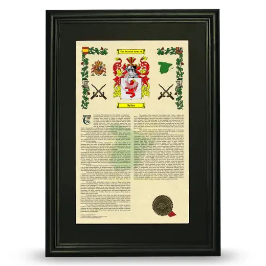 Sylva Deluxe Armorial Framed - Black