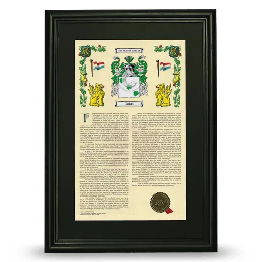 Takel Deluxe Armorial Framed - Black